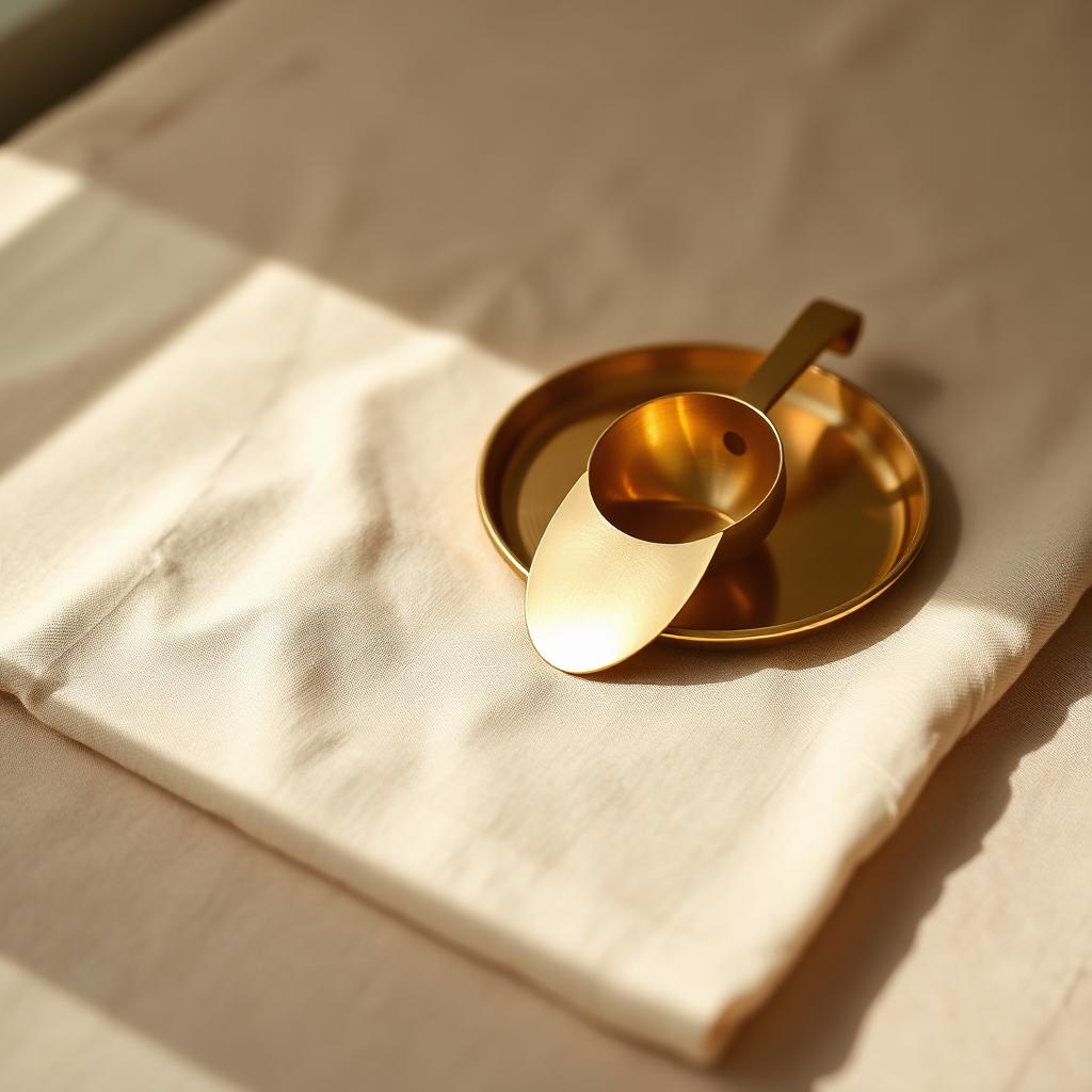 Brass Tea Scoop