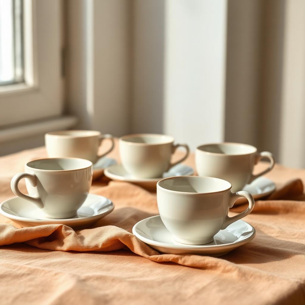Cream Tasting Cups — Set of Four